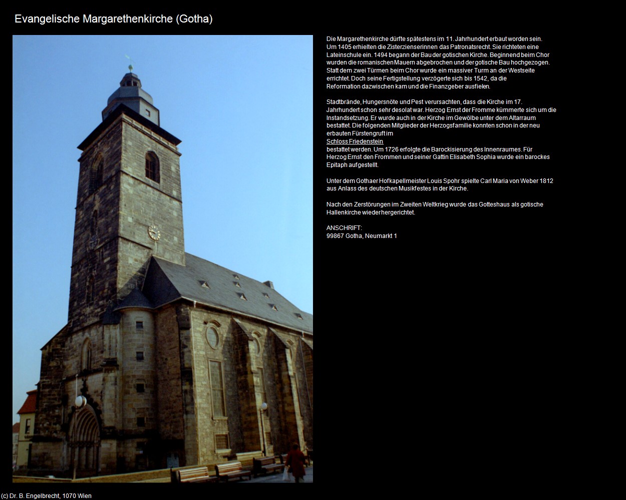 Ev. Margarethenkirche (Gotha) in Kulturatlas-THÜRINGEN(c)B.Engelbrecht