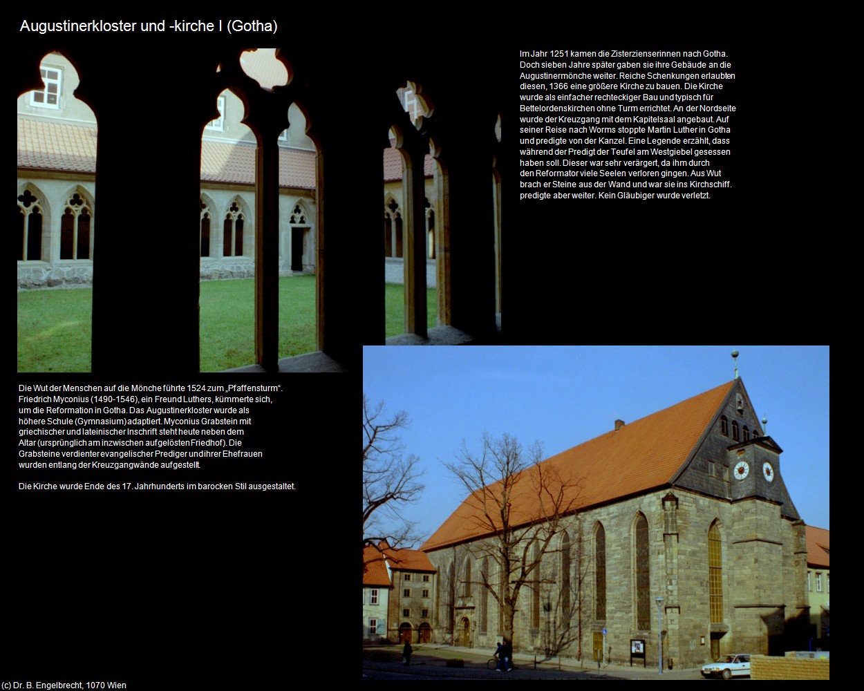 Augustinerkloster und -kirche I (Gotha) in Kulturatlas-THÜRINGEN