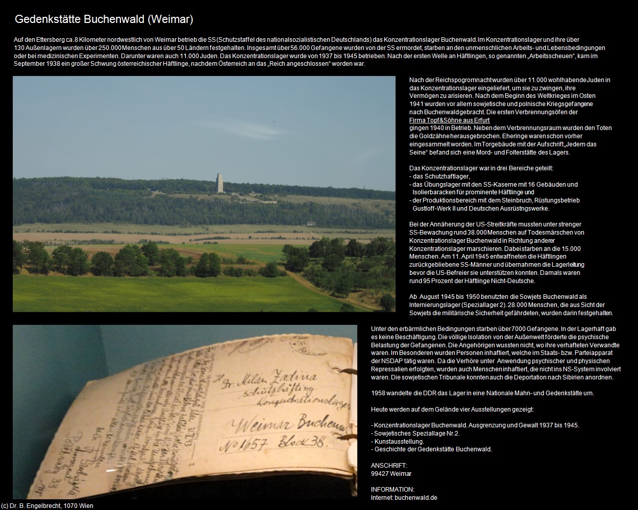 Gedenkstätte Buchenwald (Weimar) in Kulturatlas-THÜRINGEN(c)B.Engelbrecht
