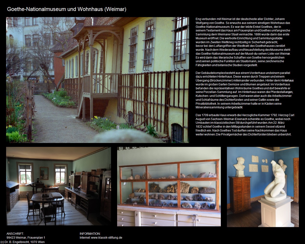Goethe-Nationalmuseum und Wohnhaus (Weimar) in Kulturatlas-THÜRINGEN