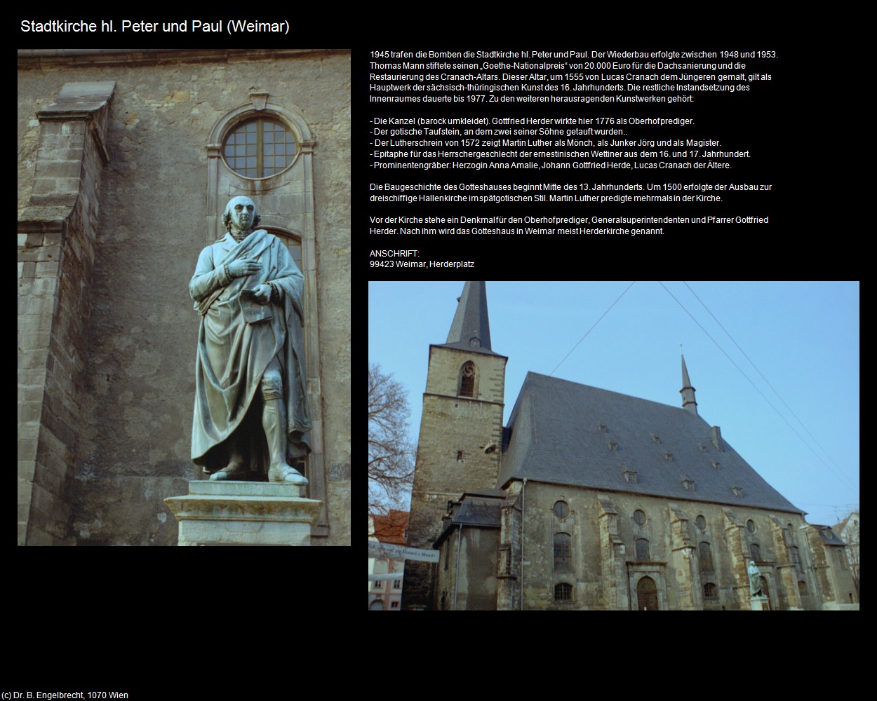 Stadtkirche hl. Peter und Paul (Weimar) in Kulturatlas-THÜRINGEN