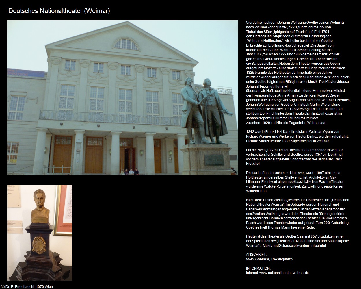 Deutsches Nationaltheater () in Kulturatlas-THÜRINGEN(c)B.Engelbrecht