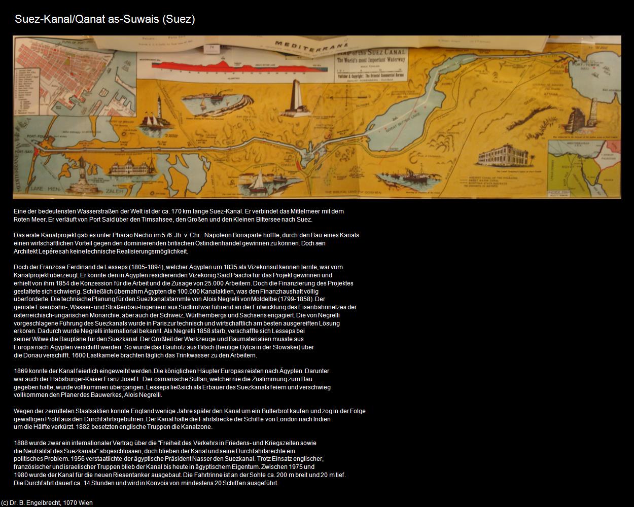 Suez-Kanal/Qanat as-Suwais (Suez, Sinai) in Kulturatlas-ÄGYPTEN