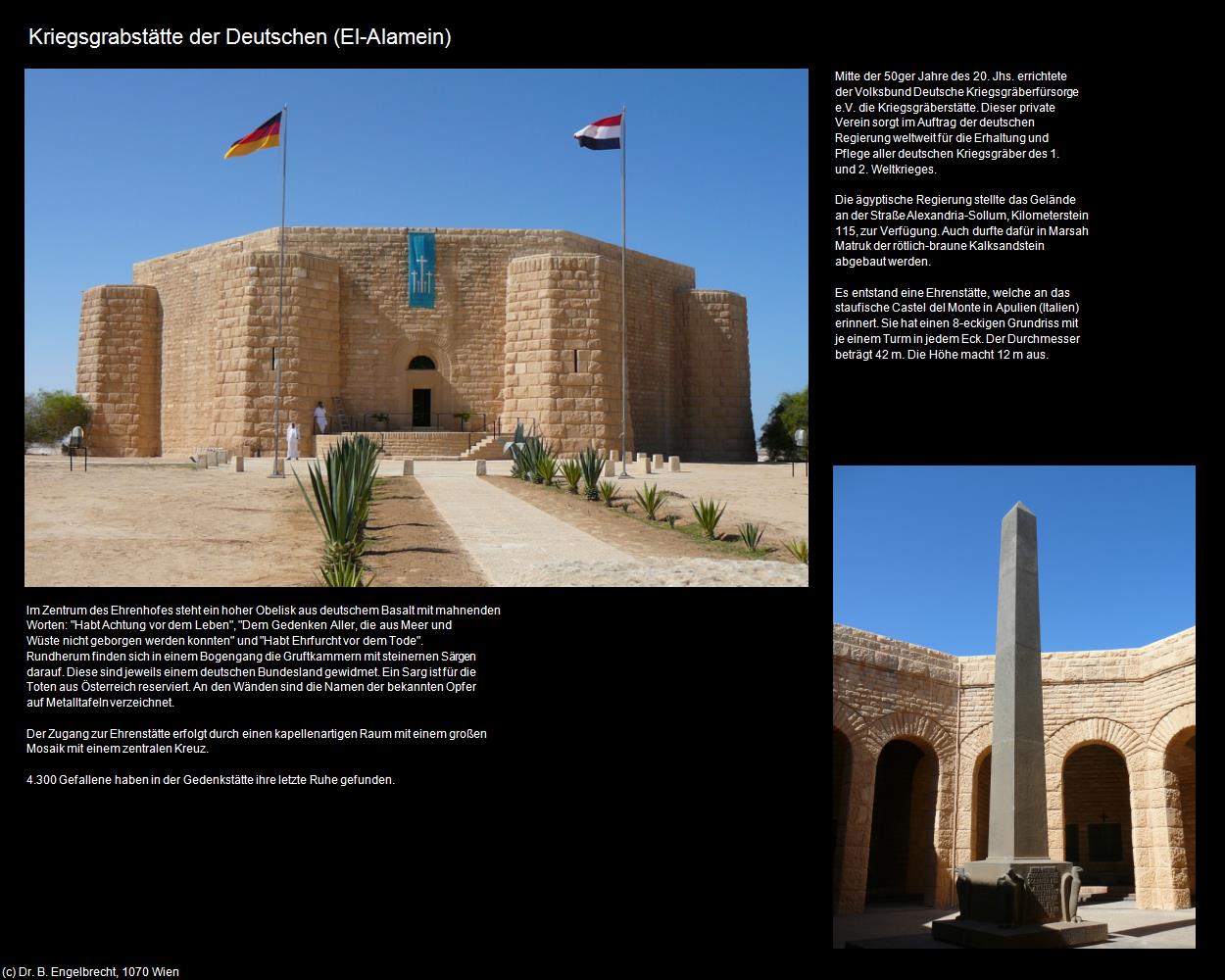 Kriegsgrabstätte der Deutschen (El-Alamein, Nil-Delta) in Kulturatlas-ÄGYPTEN