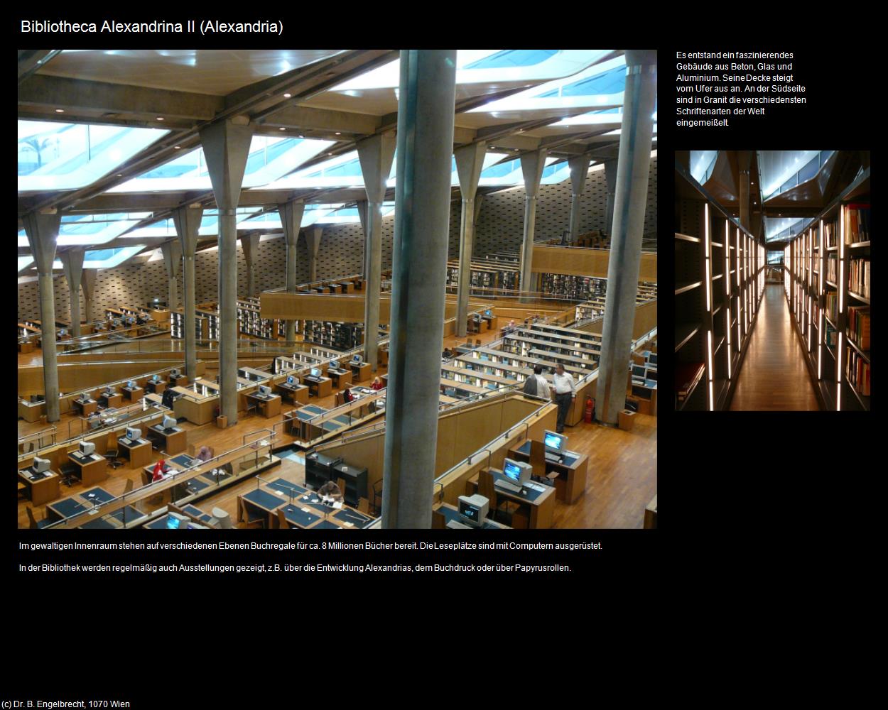 Bibliotheca Alexandrina II (Alexandria, Nil-Delta) in Kulturatlas-ÄGYPTEN