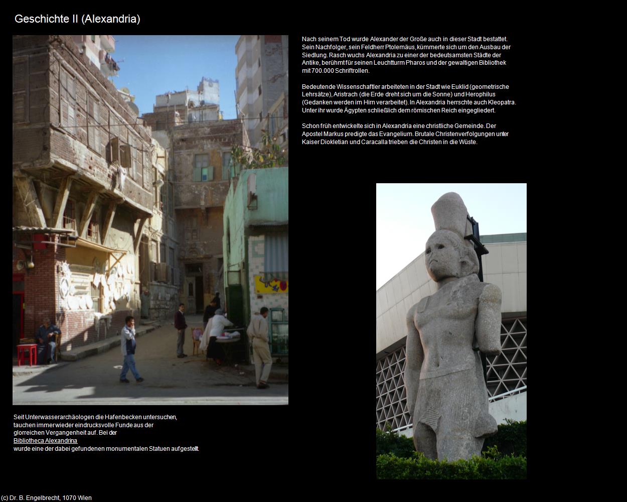 Geschichte II (Alexandria, Nil-Delta) in Kulturatlas-ÄGYPTEN(c)B.Engelbrecht