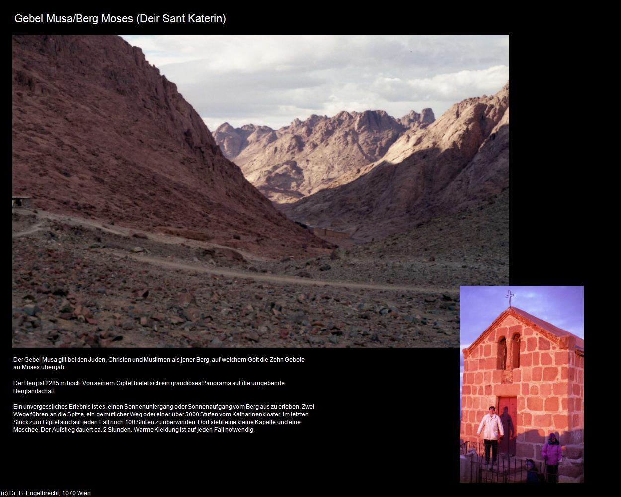 Gebel Musa/Berg Moses (Deir Sant Katerin, Sinai) in Kulturatlas-ÄGYPTEN