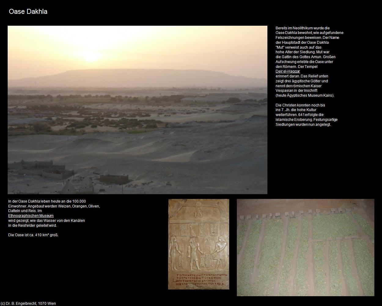 Oase Dakhla (Oase Dakhla, Westliche Wüste) in Kulturatlas-ÄGYPTEN(c)B.Engelbrecht