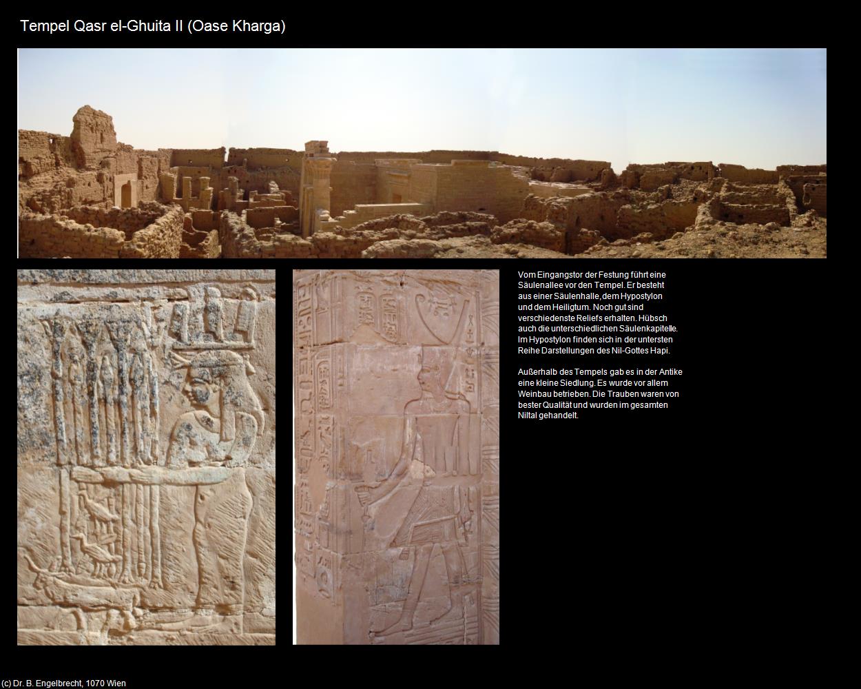 Tempel Qasr el-Ghuita II (Kharga, Westliche Wüste) in Kulturatlas-ÄGYPTEN