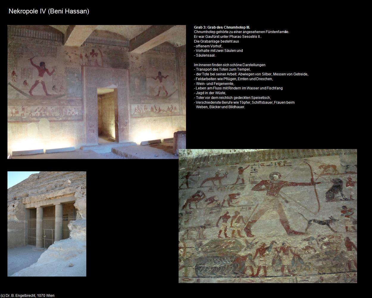 Nekropole IV (Beni Hassan, Nil-Tal) in Kulturatlas-ÄGYPTEN