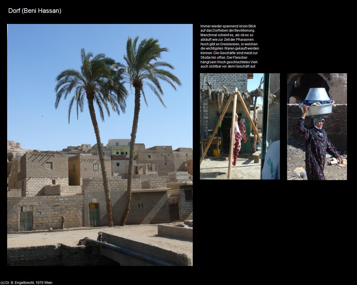 Dorf (Beni Hassan, Nil-Tal) in Kulturatlas-ÄGYPTEN