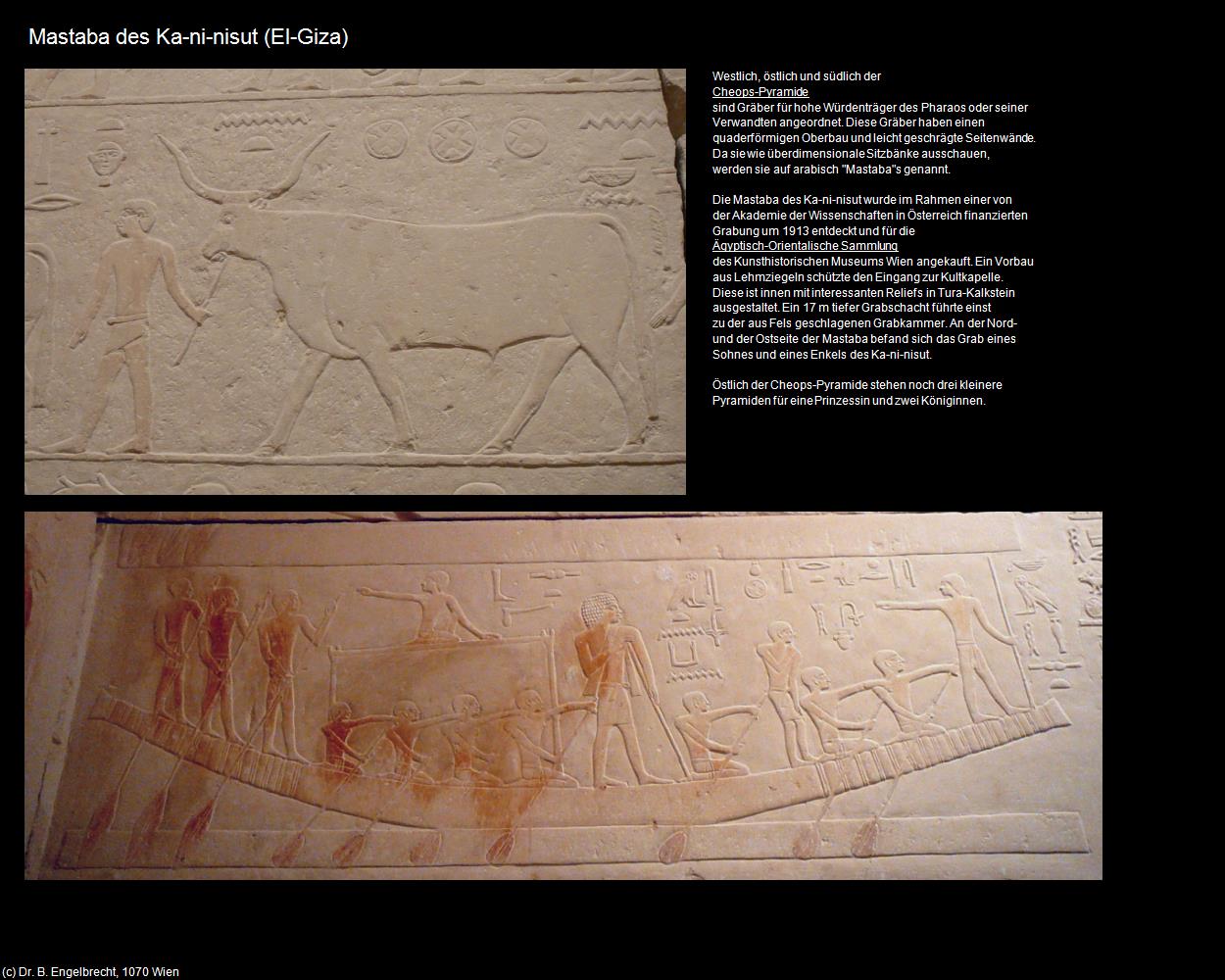 Mastaba des Ka-ni-nisut (El-Giza, Nil-Tal) in Kulturatlas-ÄGYPTEN(c)B.Engelbrecht