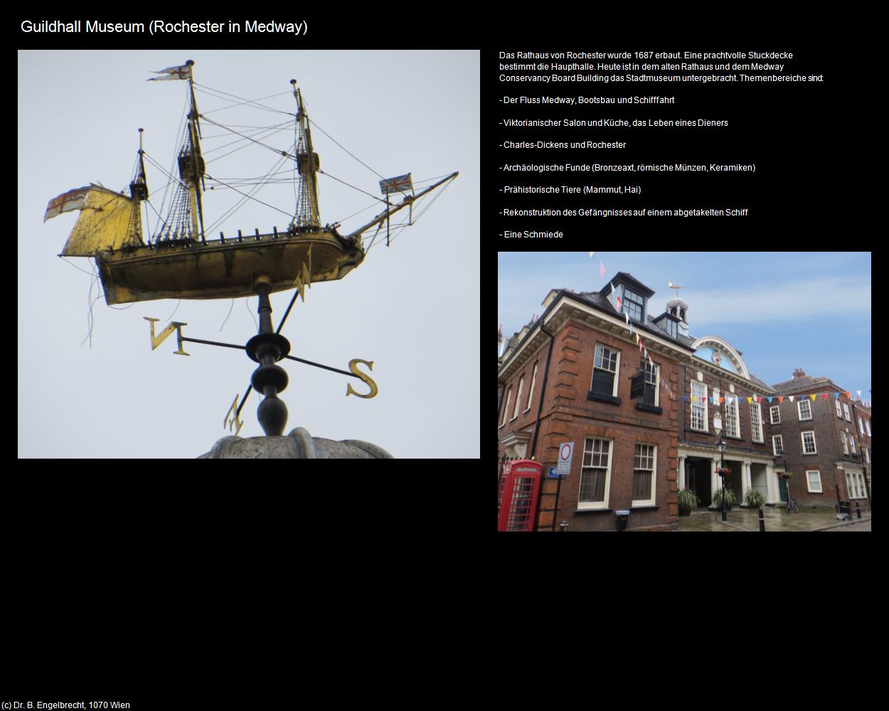 Guildhall Museum (Rochester in Medway, England) in Kulturatlas-ENGLAND und WALES