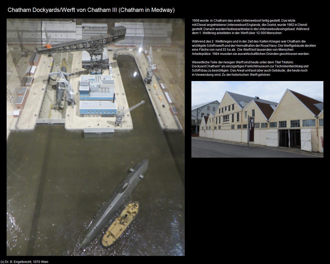 Historic Dockyard/Werft von Chatham III  (Chatham in Medway, England) in Kulturatlas-ENGLAND und WALES