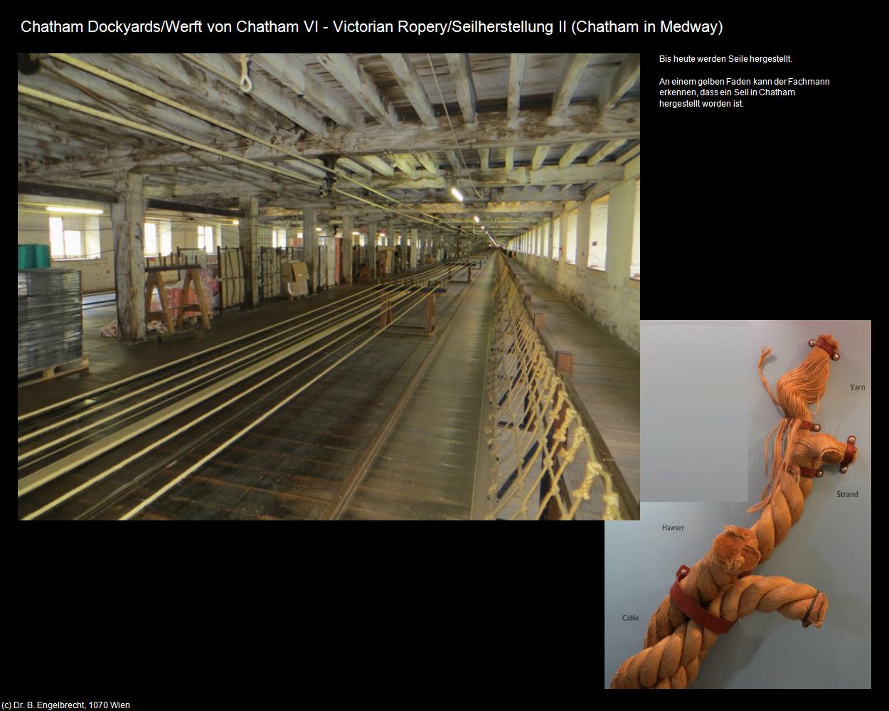 Victorian Ropery/Seilherstellung II (Chatham in Medway, England) in Kulturatlas-ENGLAND und WALES