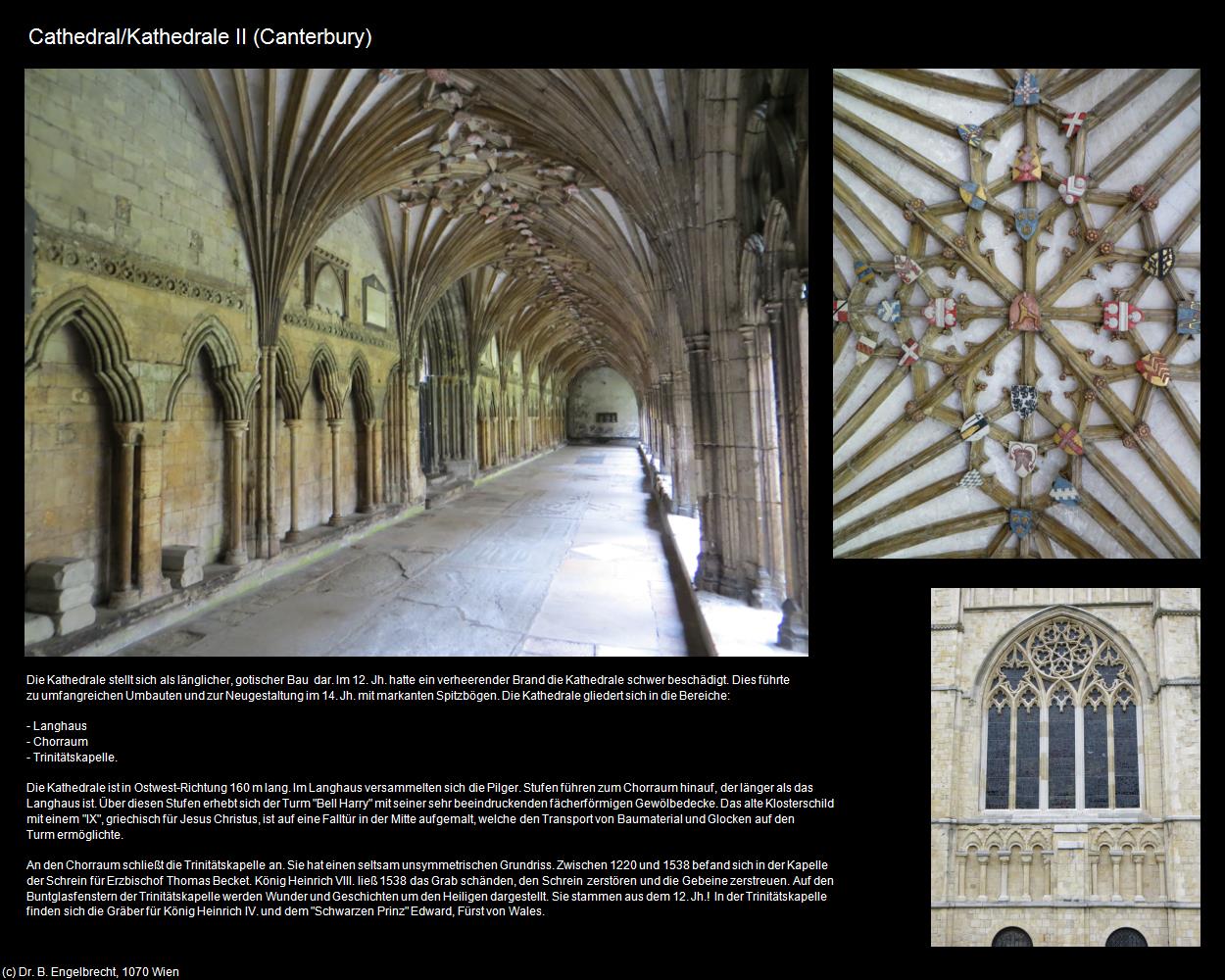 Cathedral/Kathedrale II (Canterbury, England) in Kulturatlas-ENGLAND und WALES
