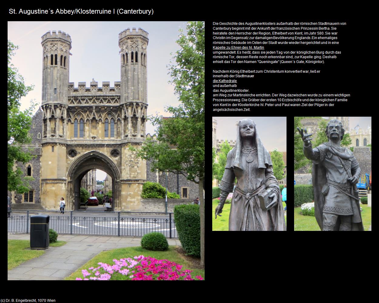 St. Augustine‘s Abbey/Klosterruine I (Canterbury, England) in Kulturatlas-ENGLAND und WALES(c)B.Engelbrecht