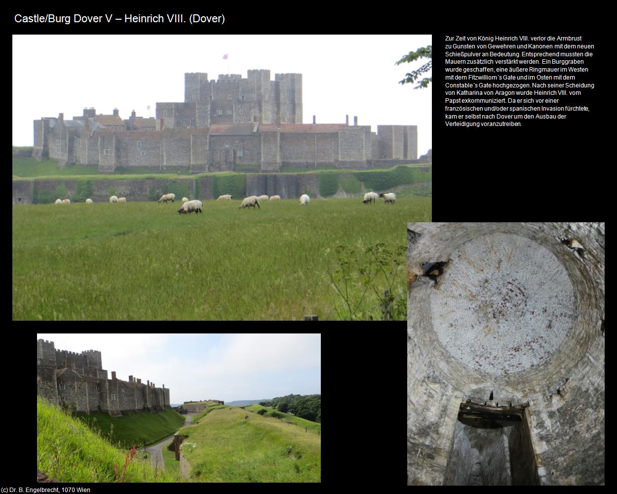 Castle/Burg Dover V - Heinrich VIII. (Dover, England) in Kulturatlas-ENGLAND und WALES