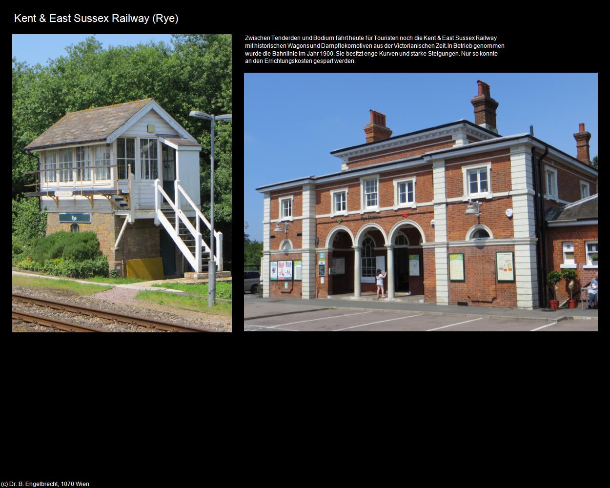 Kent & East Sussex Railway  (Rye, England) in Kulturatlas-ENGLAND und WALES