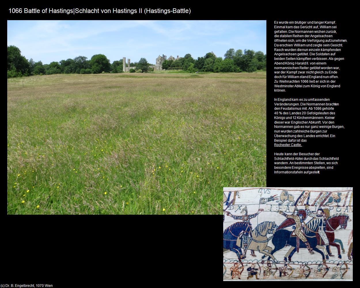 1066 Battle of Hastings II (Battle bei Hastings, England) in Kulturatlas-ENGLAND und WALES(c)B.Engelbrecht