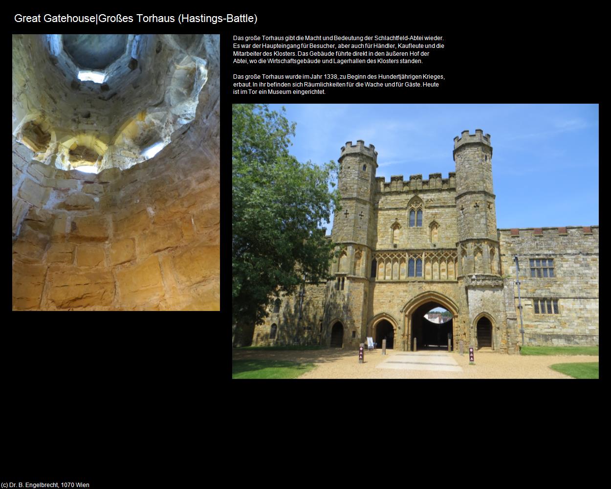 Great Gatehouse (Battle bei Hastings, England) in Kulturatlas-ENGLAND und WALES