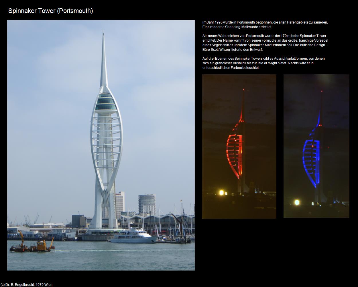 Spinnaker Tower  (Portsmouth, England) in Kulturatlas-ENGLAND und WALES