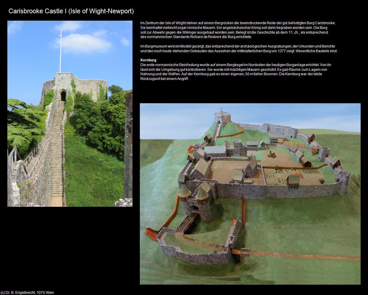 Carisbrooke Castle I (Newport) (Isle of Wight) in Kulturatlas-ENGLAND und WALES