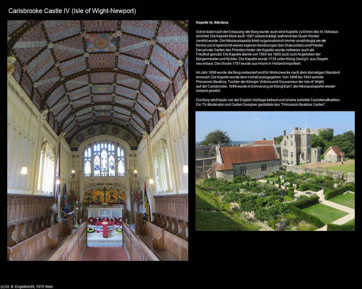 Carisbrooke Castle IV (Newport) (Isle of Wight) in Kulturatlas-ENGLAND und WALES