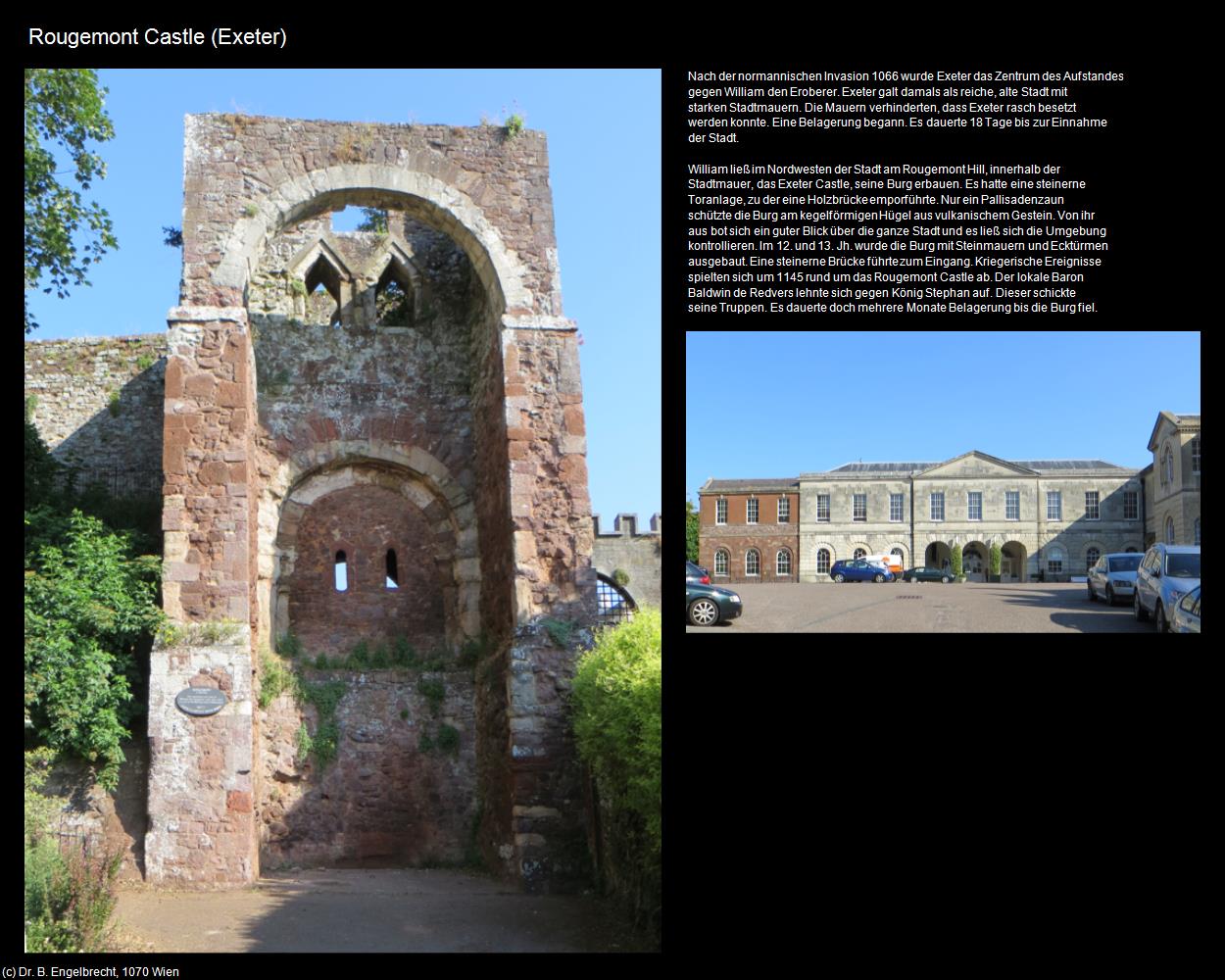 Rougemont Castle  (Exeter, England) in Kulturatlas-ENGLAND und WALES