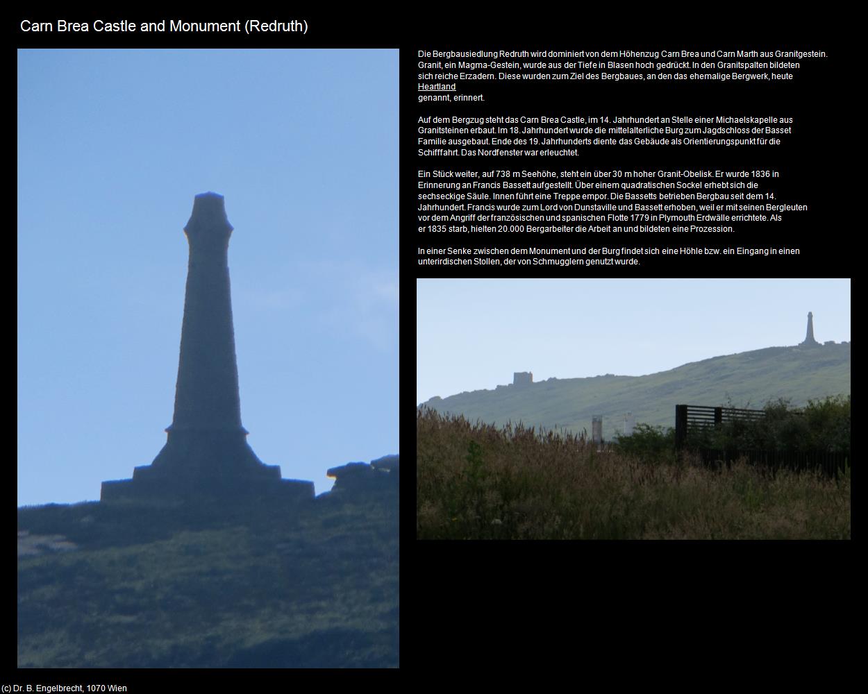 Carn Brea Castle and Monument (Redruth, England) in Kulturatlas-ENGLAND und WALES(c)B.Engelbrecht