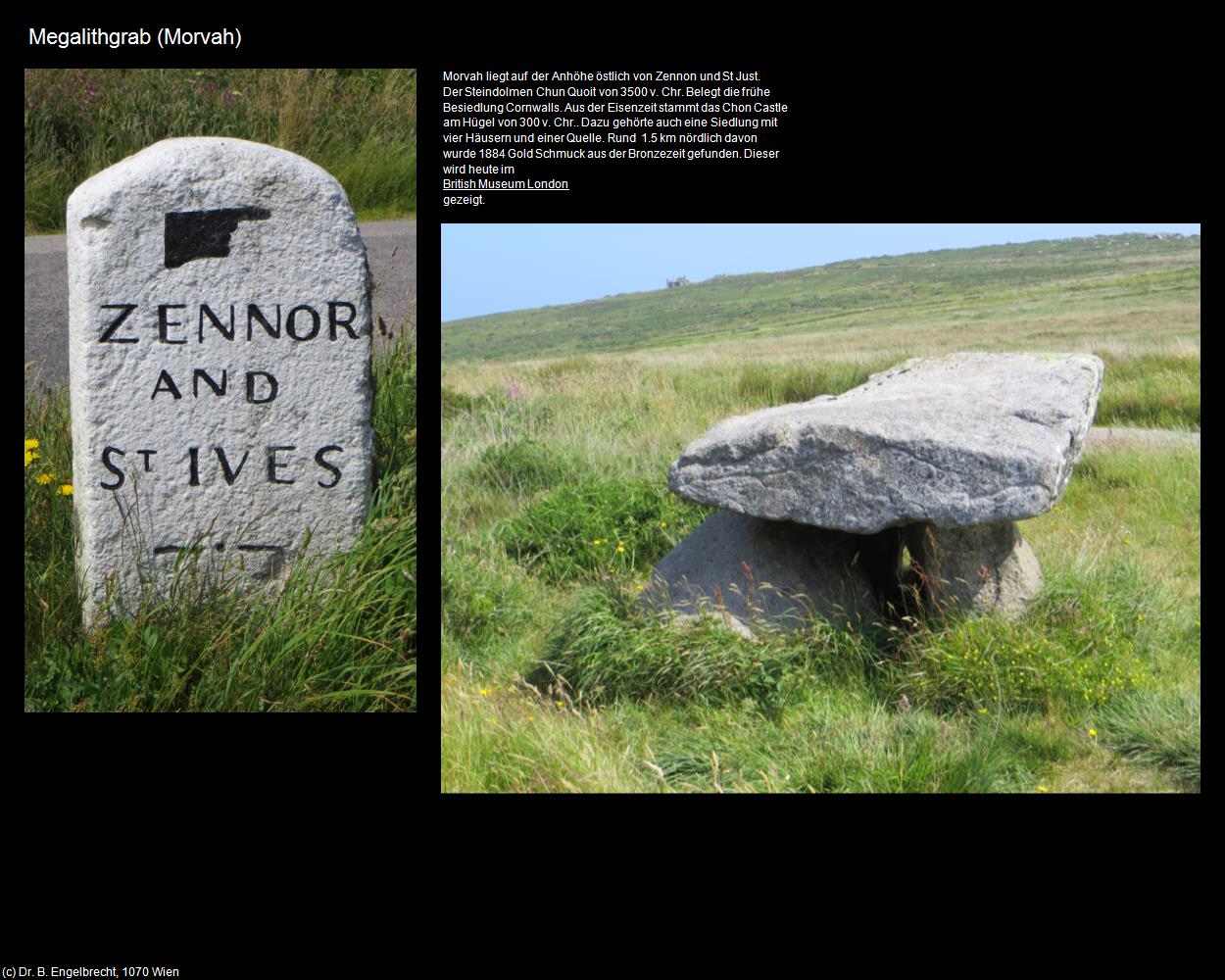 Megalithgrab (Morvah, England ) in Kulturatlas-ENGLAND und WALES(c)B.Engelbrecht