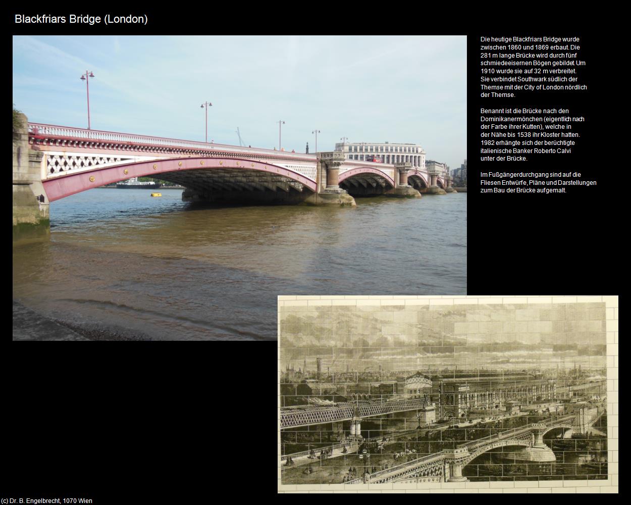 Blackfriars Bridge (London, England) in Kulturatlas-ENGLAND und WALES