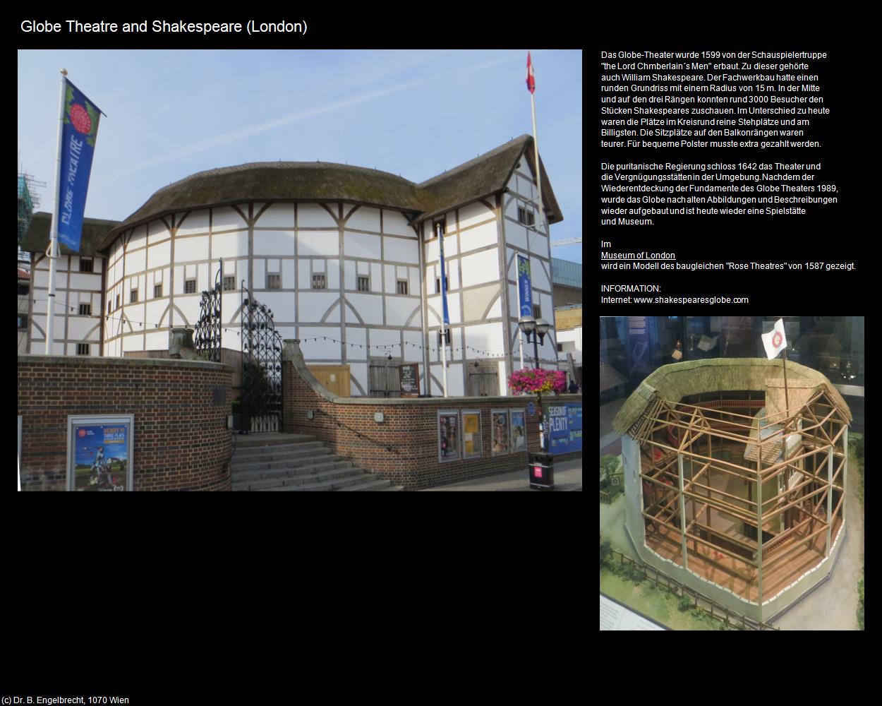 Globe Theatre and Shakespeare (London, England) in Kulturatlas-ENGLAND und WALES(c)B.Engelbrecht