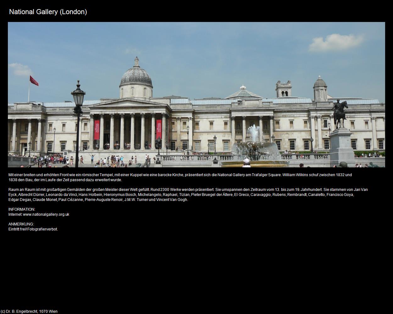 National Gallery (London, England) in Kulturatlas-ENGLAND und WALES