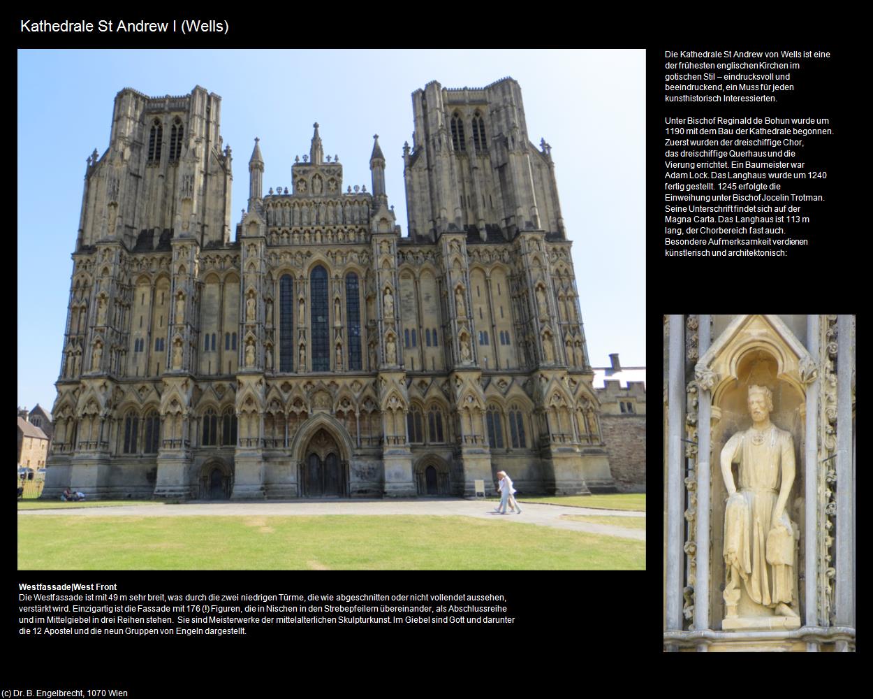 Kathedrale St Andrew I  (Wells, England) in Kulturatlas-ENGLAND und WALES