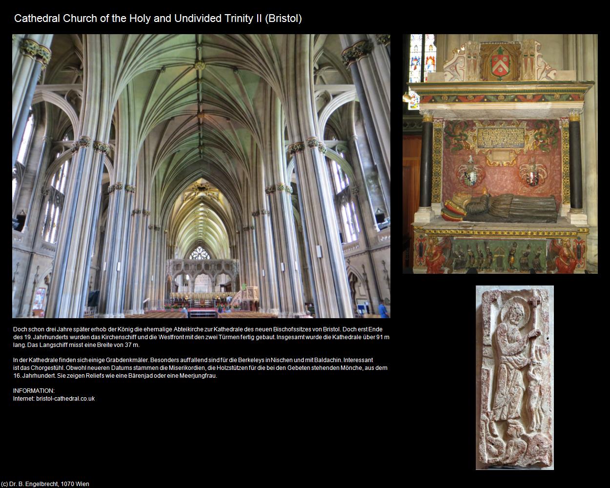 Cathedral Church of the Holy and Undivided Trinity II (Bristol, England) in Kulturatlas-ENGLAND und WALES