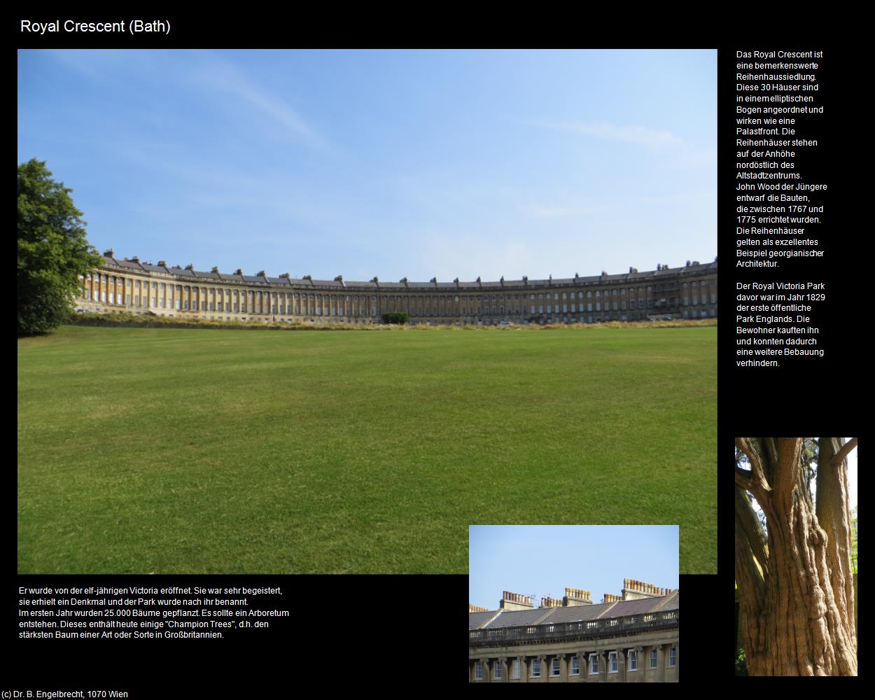 Royal Crescent  (Bath, England) in Kulturatlas-ENGLAND und WALES