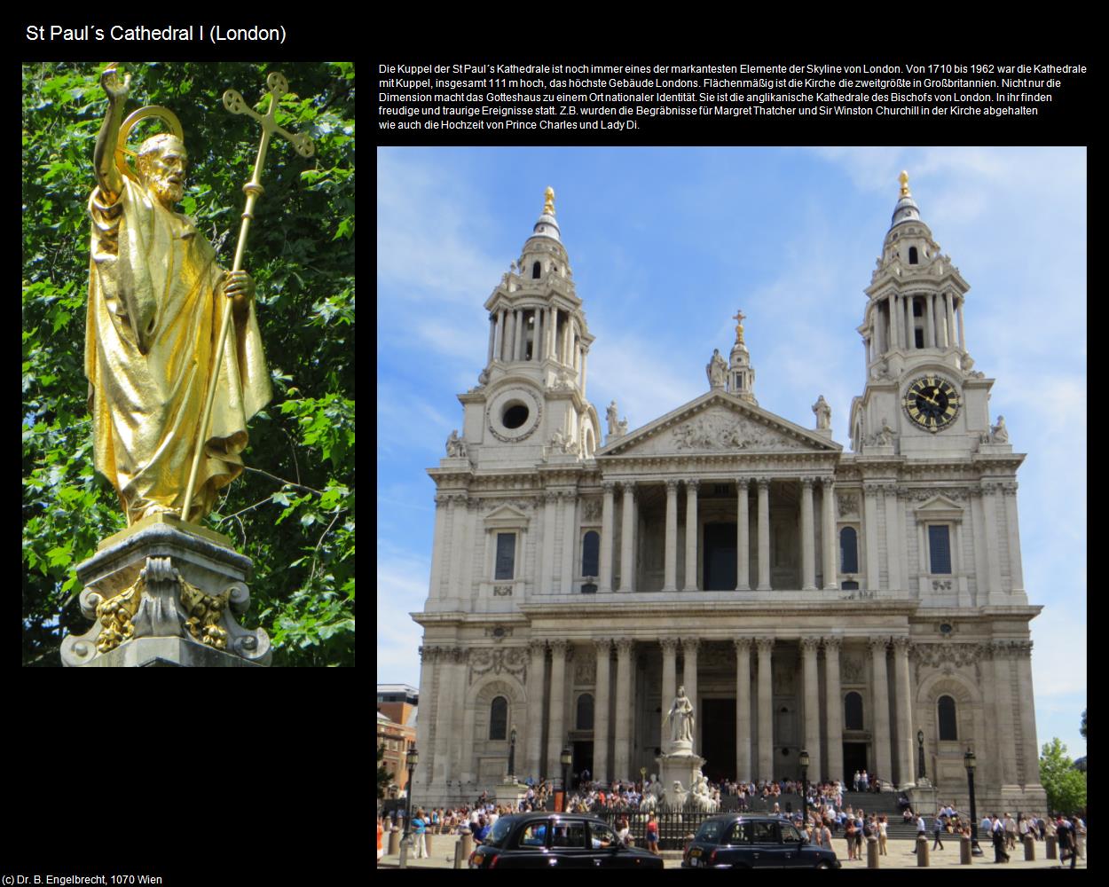 St Paul‘s Cathedral I (London, England) in Kulturatlas-ENGLAND und WALES