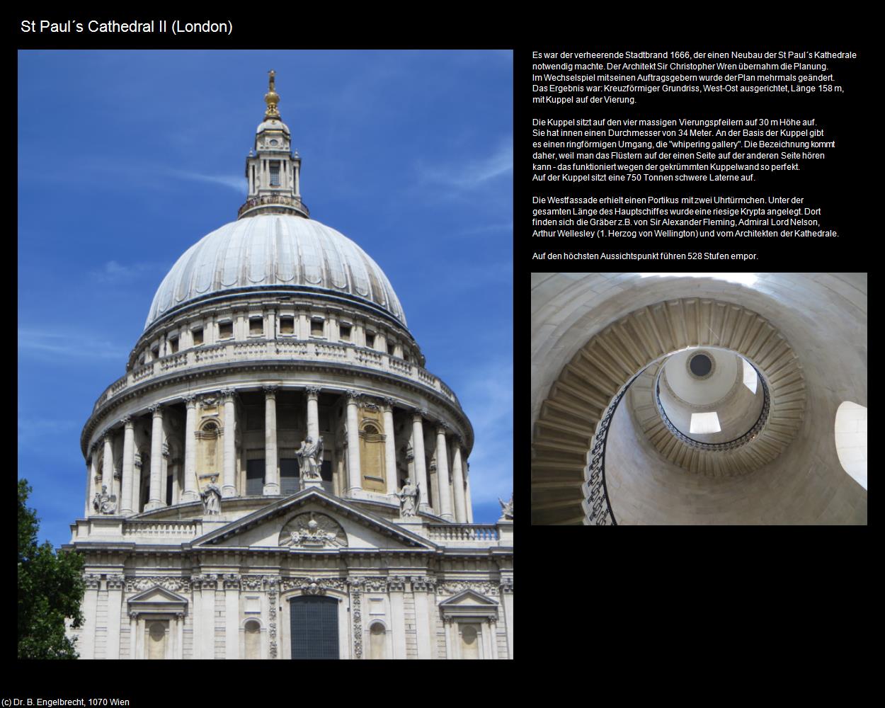 St Paul‘s Cathedral II (London, England) in Kulturatlas-ENGLAND und WALES