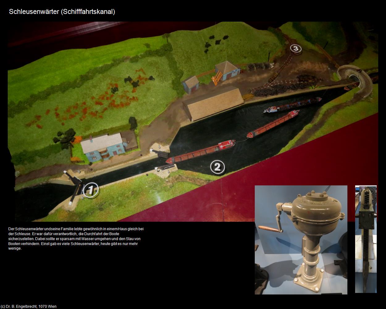 Schleusenwärter (Schifffahrtskanal) (Gloucester, England) in Kulturatlas-ENGLAND und WALES