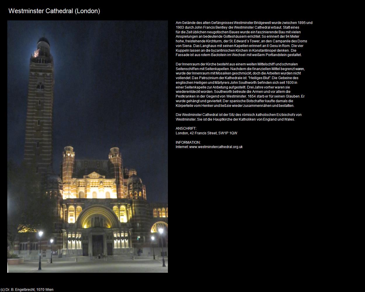 Westminster Cathedral              (London, England) in Kulturatlas-ENGLAND und WALES