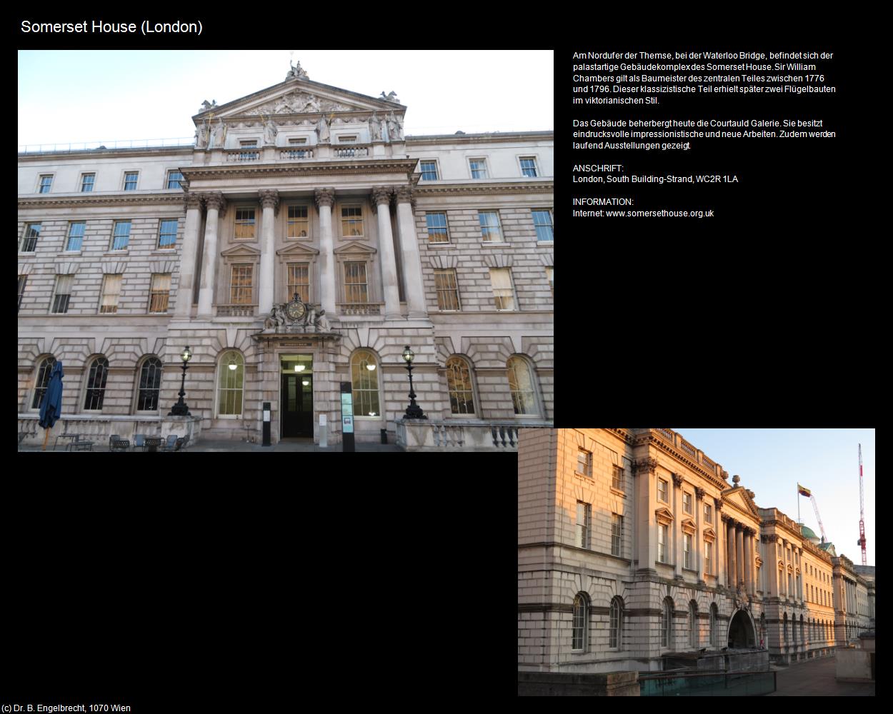 Somerset House (London, England) in Kulturatlas-ENGLAND und WALES