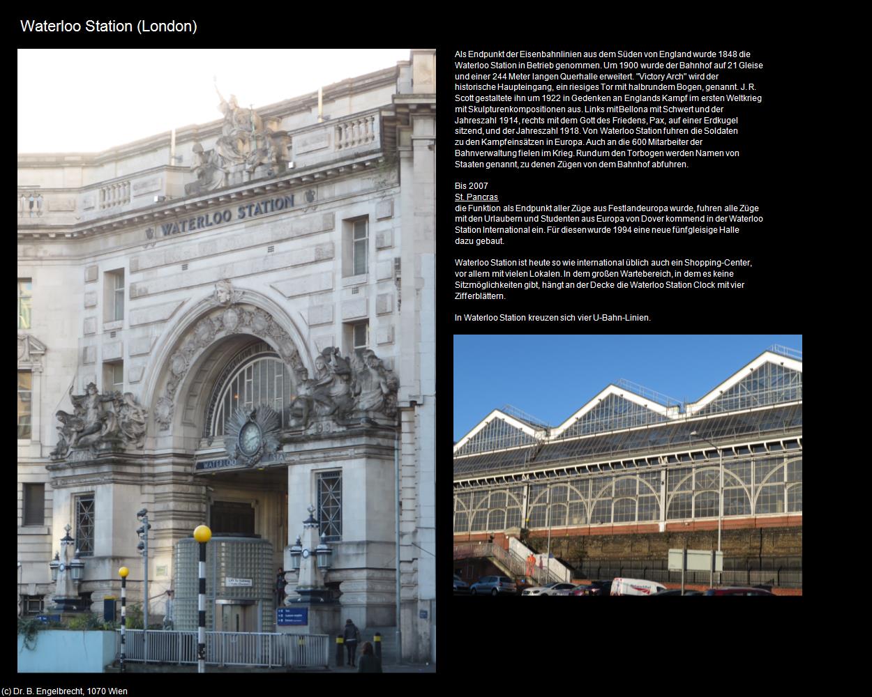 Waterloo Station (Lambeth) (London, England) in Kulturatlas-ENGLAND und WALES(c)B.Engelbrecht