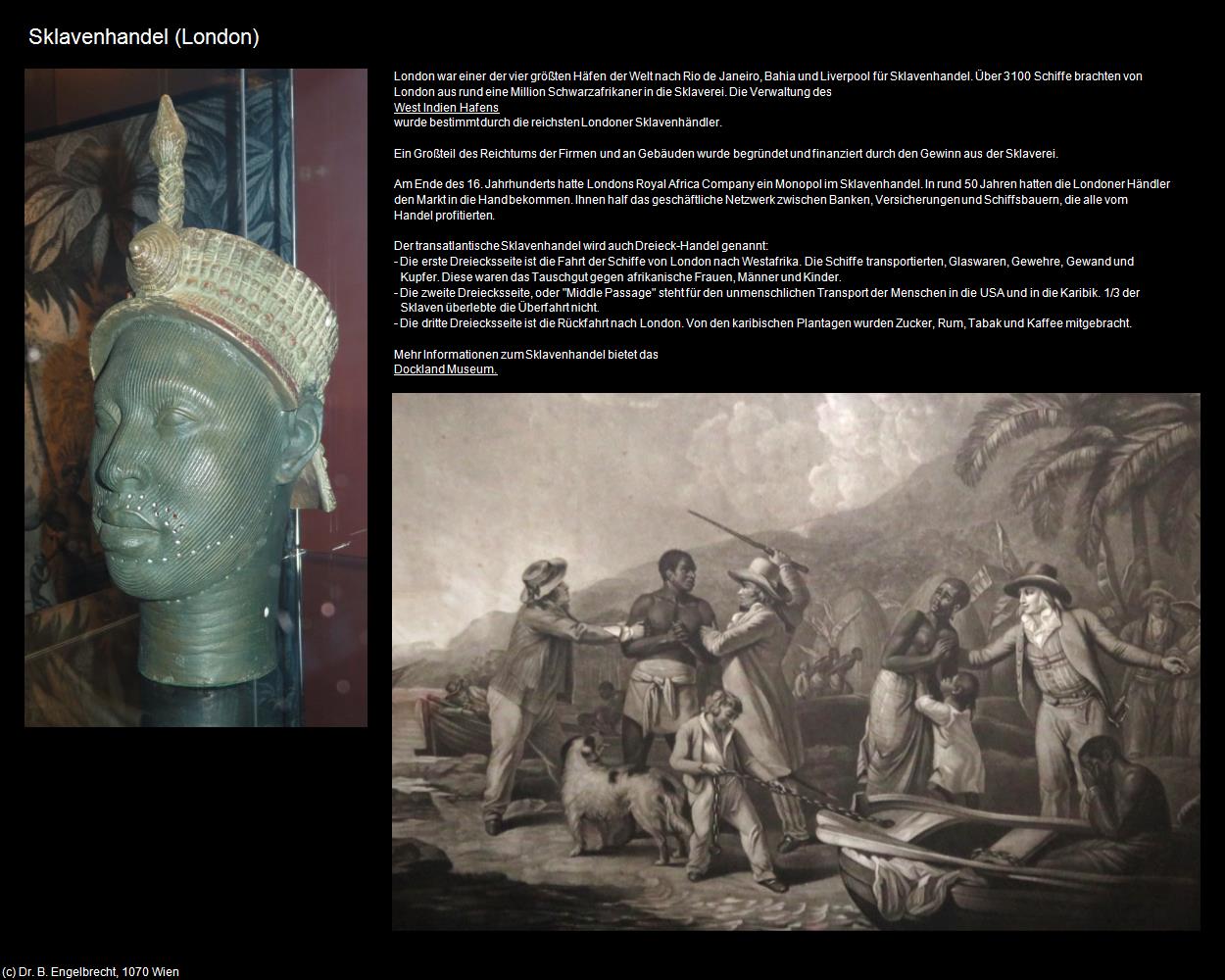 Sklavenhandel  (London, England) in Kulturatlas-ENGLAND und WALES(c)B.Engelbrecht