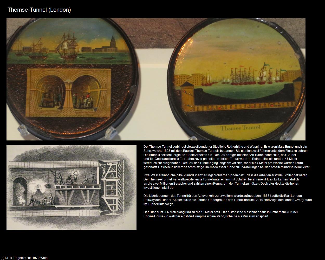 Themse-Tunnel  (London, England) in Kulturatlas-ENGLAND und WALES