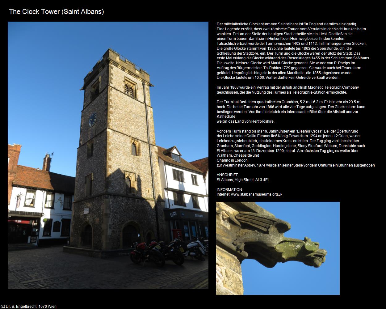 The Clock Tower              (Saint Albans, England) in Kulturatlas-ENGLAND und WALES(c)B.Engelbrecht