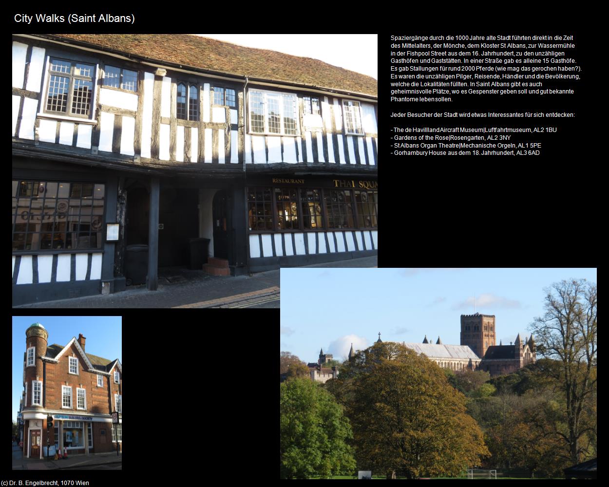 City Walks (Saint Albans, England) in Kulturatlas-ENGLAND und WALES
