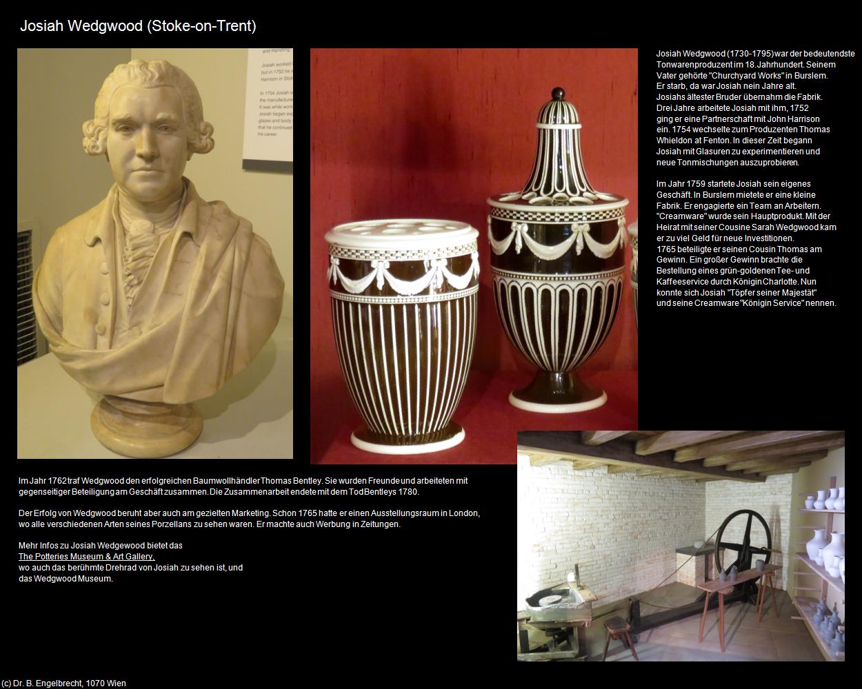 Josiah Wedgwood (Stoke-on-Trent, England) in Kulturatlas-ENGLAND und WALES(c)B.Engelbrecht