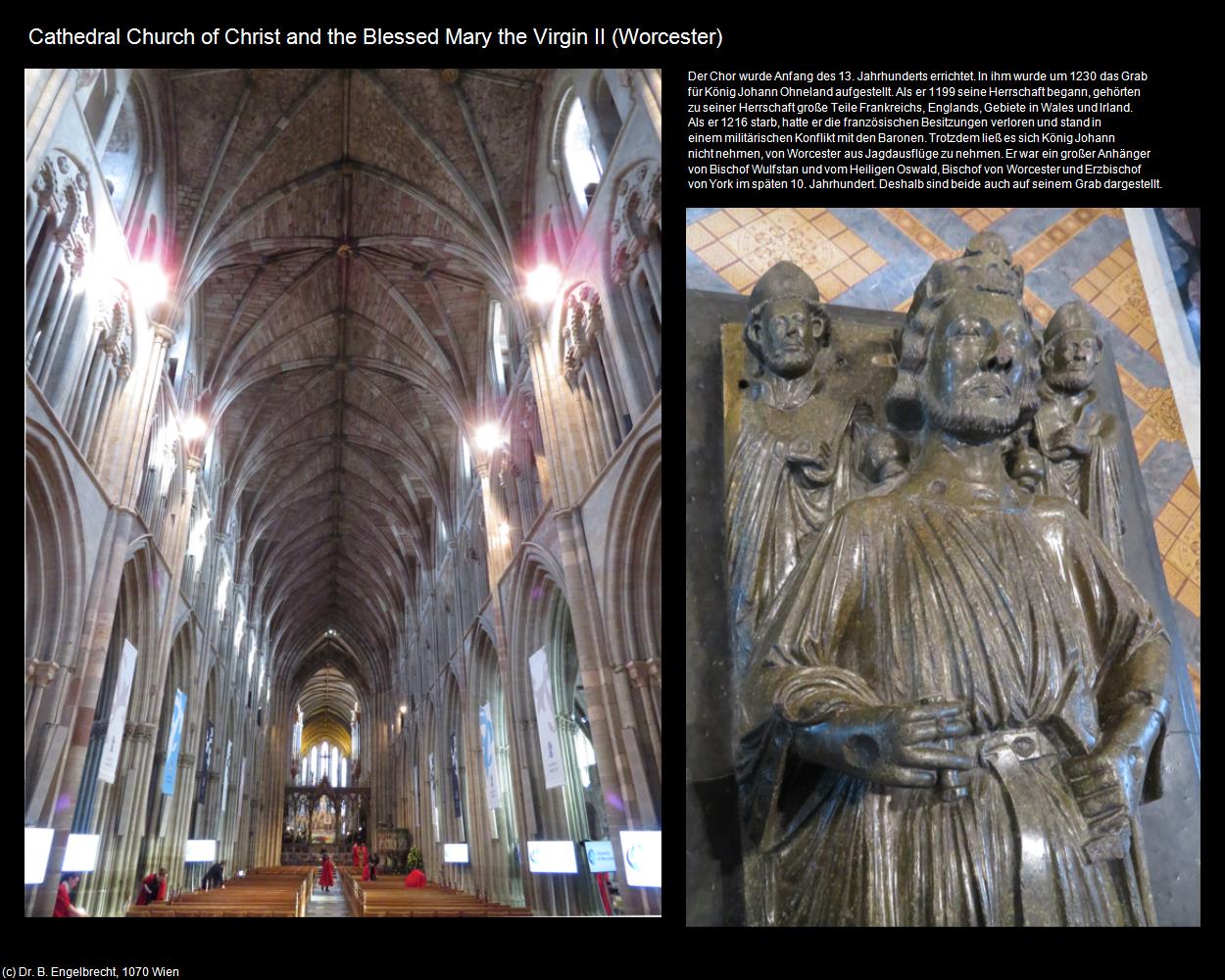 Cathedral Church of Christ and the Blessed Mary the Virgin II (Worcester, England) in Kulturatlas-ENGLAND und WALES