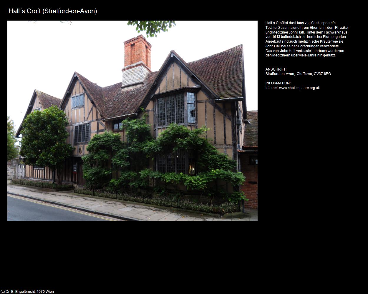 Hall‘s Croft  (Stratford-on-Avon, England) in Kulturatlas-ENGLAND und WALES